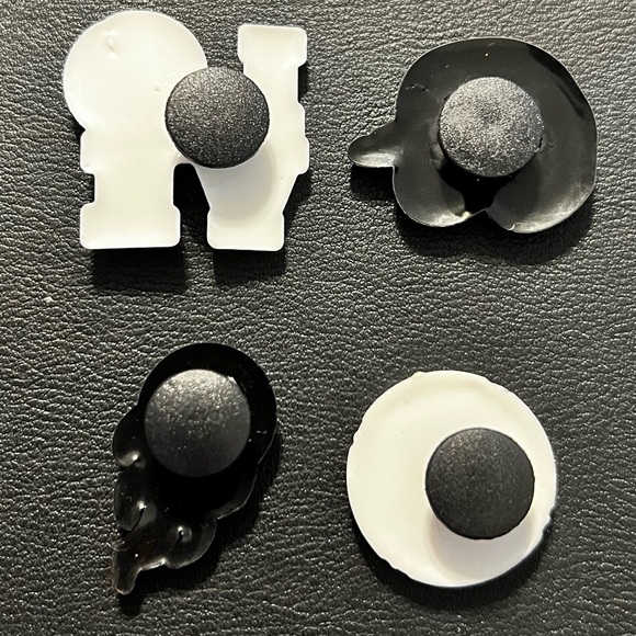 Baseball Fan Croc Shoe Charms - Set of 4 Jibbitz - Picture 2 of 2